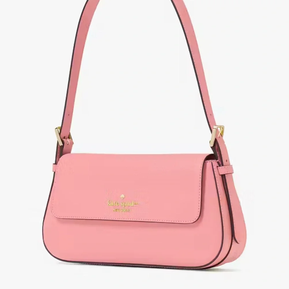 Kate Spade Madison Saffiano Leather Small Flap Shoulder Bag Terracotta